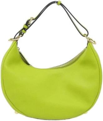 Fendi Pre-owned Graphy Small Calf Shoulder Bag - - Pre-owned - Donna - Verde - ONE SIZE