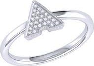 LuvMyJewelry Skyscraper Diamond Ring in Silver at Nordstrom Rack, Size 7