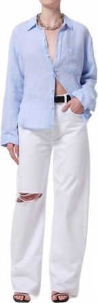 Citizens Of Humanity Ayla Baggy Jean In Zinc