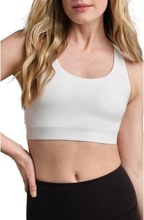 Rhone Revive Sports Bra in Snow White at Nordstrom, Size Xx-Large