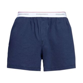 Dsquared2 Bottoms, male, Blue, Size: XL Cotton Boxer Briefs
