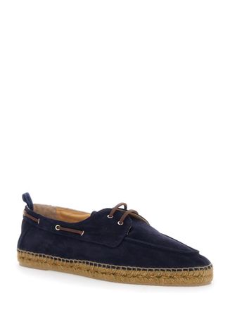 Castaner Navy Blue Suede Espadrilles