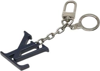 Louis Vuitton Pre-owned Accessories, female, Blue, Size: ONE SIZE Pre-owned Metal Key-holder