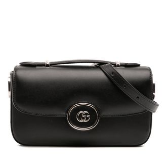 Gucci Leren Crossbody Gg Logo