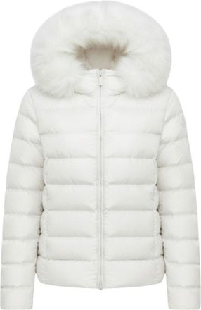 Colmar Tofu Plush Hooded Quilted Down Jacket