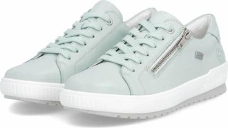 Rieker Womens Maditta Side Zip Sneaker In Mint