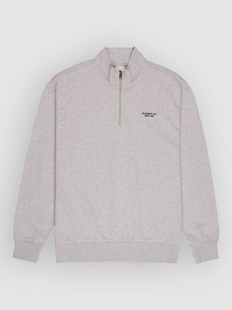 Element Element Co Emb Quarter Half-Zip Sweater grijs