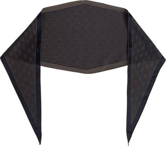 Ferragamo Pa&ntilde;uelo Asim&eacute;trico con Monograma - Accessories - Hombre - Marr&oacute;n - ONE SIZE