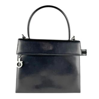 Ferragamo Pre-owned Handbags, female, Black, Size: ONE SIZE Pre-owned Handbag, Shoulder bag