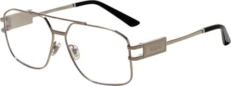 Versace Mens 59 mm Silver Opticals