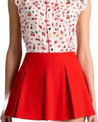 Alice & Olivia Willa Top In Multicolor