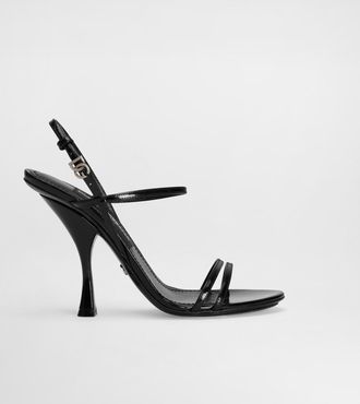 Dolce & Gabbana Polished Calfskin Sandals - Woman Sandals And Wedges Black Leather 36.5