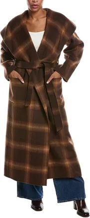 SIMKHAI Mulhollond Plaid Robe Coat