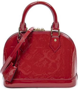 Louis Vuitton Pre-owned Womens Alma BB Handbag - Red - One Size