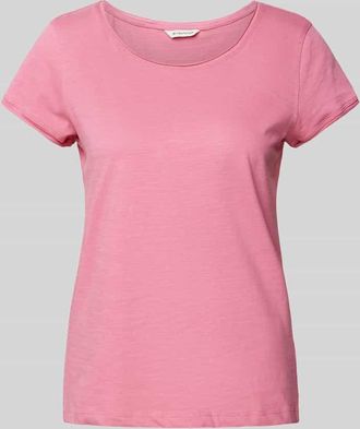 Tom Tailor Regular Fit T-Shirt aus reiner Baumwolle in Pink, Größe XXXL