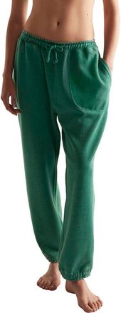 Free People Slow it Down Cotton Blend Joggers in Rainforest Moss at Nordstrom, Size X-Large