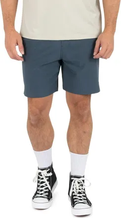Hurley Trek Stretch Drawstring Shorts in Destroyer at Nordstrom, Size Xx-Large