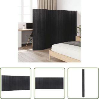 vidaXL Divisore per ambienti - Divisorio Ambienti Grigio Larghezza 400 cm Altezza 165 cm in Bamb&ugrave;