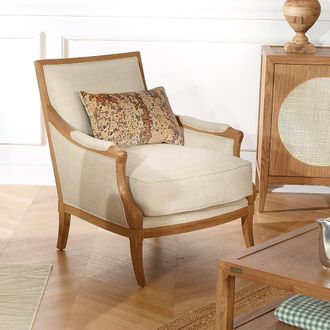 Robin des Bois Sill&oacute;n de roble y tela de lino lino