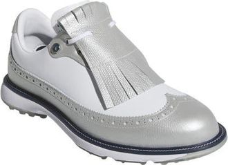 adidas MC Zoysia Spikeless Golf Shoe in White/Wonder Blue/navy at Nordstrom, Size 5.5