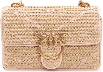 Pinko Cross Body Bags, female, Beige, Size: ONE SIZE Mini Love Bag One Light