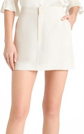 Cinq à Sept Marie Mini Skort In Ivory