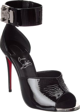 Christian Louboutin Lock Me Up 100 Patent Sandal