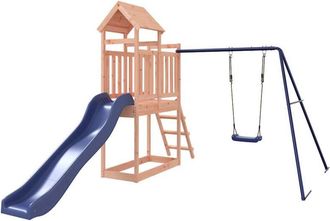 vidaXL Parque Infantil De Exterior Madera Maciza Douglas Vidaxl
