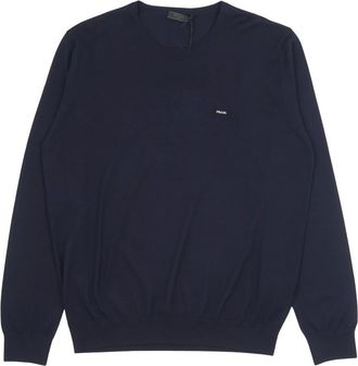 Prada Heren, Truien, Blauw, Maat: XL