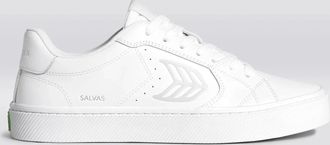 Cariuma Mens Cariuma Salvas 411301W26W Sneakers White Leather Lifestyle Shoes ZAP1410