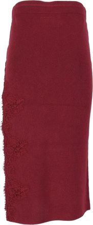 Ermanno Scervino Falda de Punto - Skirts - Mujer - Rojo - M