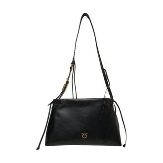 Pinko Pinko, Dames, Tassen, Zwart, Maat: ONE Size Leer