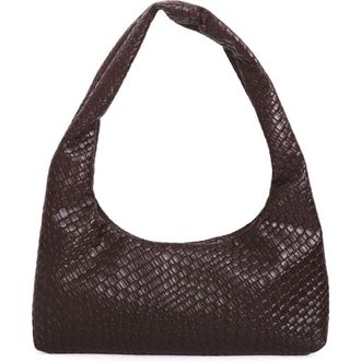 Adornia Woven Hobo Bag in Brown at Nordstrom Rack