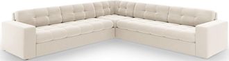 CXL by Christian Lacroix 6-Sitzer Designer Ecksofa Yohan - Samtbezug