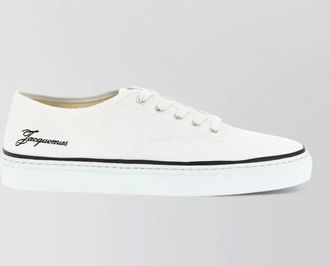 Jacquemus les fefe low top sneakers rubber sole