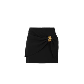 Elisabetta Franchi Dames, Rokken, Zwart, Maat: XS Satijn