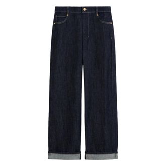 Max Mara Wide Jeans, female, Blue, Size: 3XS Chiara Jeans