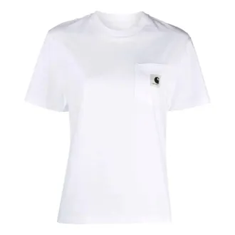 Carhartt Work in Progress (WMNS) Carhartt WIP Pocket Short Sleeve T-Shirt White I032215-02-XX