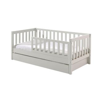 M&S Collection Letto Vipack Tod 70x140 con rete e cassetto - Bianco