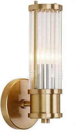 OEM Aplique De Pared Elegante Y Atemporal De Lat&oacute;n Y Cristal Dorado Para Sal&oacute;n, Comedor Y Dormitorio - Entrega R&aacute;pida - Ulisem