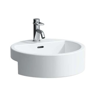 Laufen Laufen - Living City lavabo semi-encastr&eacute;, avec trop-plein, 1 trou