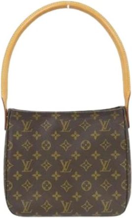 Louis Vuitton Pre-owned Shoulder Bags, female, Brown, Size: ONE SIZE Pre-owned Monogram Canvas Shoulder Bag