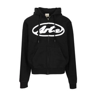 Arte Circle Logo Zip Hoodie - male - Arte Antwerp - Zip-throughs - Black - M - Sweatshirts & Hoodies