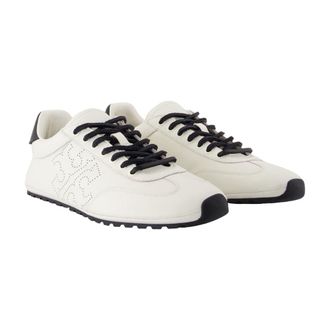 Tory Burch Perforated Lambskin Sneaker - White