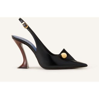Lanvin Affinity Arch Slingback in Black at Nordstrom, Size 38.5