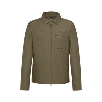 Geox Vincit Shirt Jacket - male - Geox - Light Jackets - Green - M - Jackets