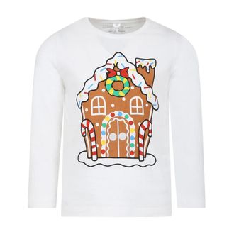 Stella McCartney T-Shirts, unisex, White, 2 Y, Long Sleeves T-Shirts