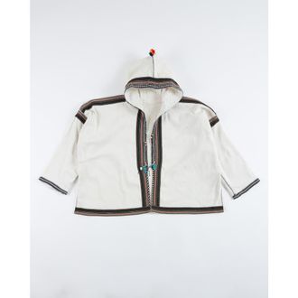 Fortela Cotton Poncho in White at Nordstrom, Size One Size Eu