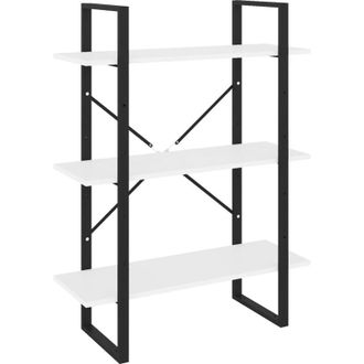 vidaXL Libreria Bianca 80x30x105 cm in Legno Multistrato - Vidaxl