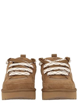 UGG Lo Lowmel Suede Mesh Leather Sneakers